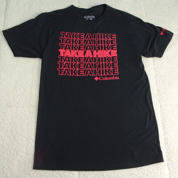 Columbia Other - Columbia "Take a Hike" Black T-Shirt Small